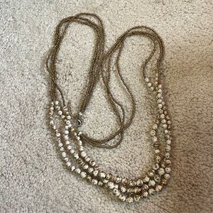 Paper bead necklace